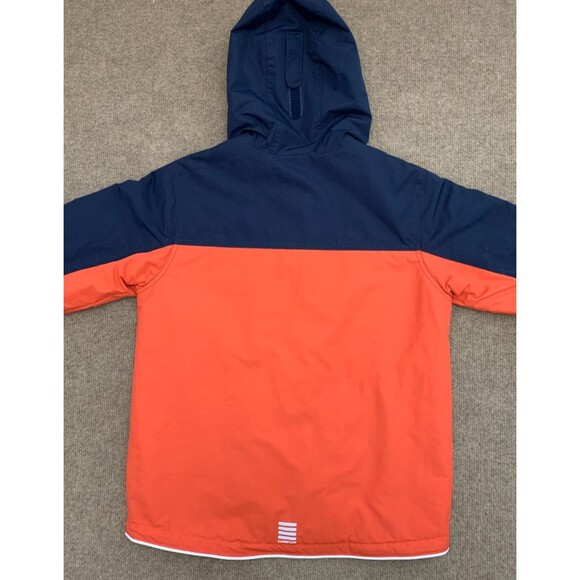 Lands End Jacket Boys M (10-12) Squall Waterproof Nylon Hooded Insulated Zip-Up - Picture 3 of 9